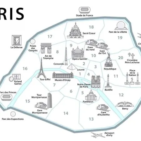 Confort & Spacieux Family Travel Pour 6 - 10' To Disneyland Paris 25' To Paris - In Front Of Train Station Rer A Apartmán