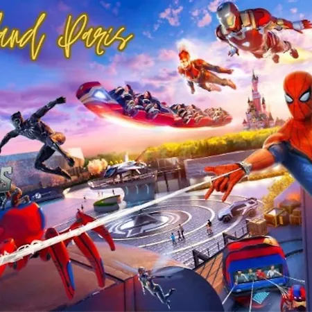 Daire Confort & Spacieux Family Travel Pour 6 - 10' To Disneyland Paris 25' To Paris - In Front Of Train Station Rer A